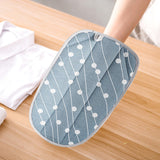 Maxbell Portable Ironing Gloves Heat Resistant for Bed Apartment Ironing Board Blue Round