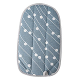 Maxbell Portable Ironing Gloves Heat Resistant for Bed Apartment Ironing Board Blue Round