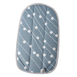 Maxbell Portable Ironing Gloves Heat Resistant for Bed Apartment Ironing Board Blue Round