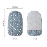 Maxbell Portable Ironing Gloves Heat Resistant for Bed Apartment Ironing Board Blue Round