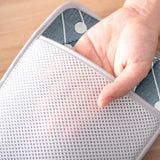 Maxbell Portable Ironing Gloves Heat Resistant for Bed Apartment Ironing Board Blue Round
