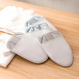 Maxbell Portable Ironing Gloves Heat Resistant for Bed Apartment Ironing Board Blue Round