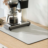 Maxbell Reusable Dish Drying Mat Utensil Drying Pad Dish Drainer for Drawer Kitchen White