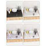 Maxbell Reusable Dish Drying Mat Utensil Drying Pad Dish Drainer for Drawer Kitchen White