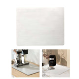 Maxbell Reusable Dish Drying Mat Utensil Drying Pad Dish Drainer for Drawer Kitchen White