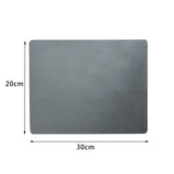 Maxbell Reusable Dish Drying Mat Utensil Drying Pad Dish Drainer for Drawer Kitchen Gray