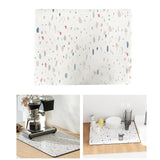 Maxbell Reusable Dish Drying Mat Utensil Drying Pad Dish Drainer for Drawer Kitchen Colorful