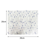 Maxbell Reusable Dish Drying Mat Utensil Drying Pad Dish Drainer for Drawer Kitchen Gray Blue