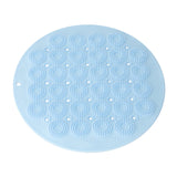 Maxbell Bath Massage Cushion Brush with Suction Cups Multifunctional for Bathroom Blue