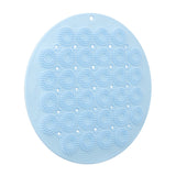 Maxbell Bath Massage Cushion Brush with Suction Cups Multifunctional for Bathroom Blue