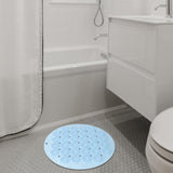 Maxbell Bath Massage Cushion Brush with Suction Cups Multifunctional for Bathroom Blue