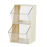 Maxbell Tea Holder Kitchen Organisation Containers for Sugar Sweeteners Pantry White