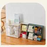 Maxbell Tea Holder Kitchen Organisation Containers for Sugar Sweeteners Pantry Green