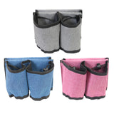 Maxbell Luggage Armrest Storage Holder Accessory Easy to Install for Drinks Bottles Grey