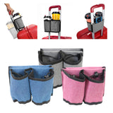 Maxbell Luggage Armrest Storage Holder Accessory Easy to Install for Drinks Bottles Grey