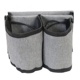 Maxbell Luggage Armrest Storage Holder Accessory Easy to Install for Drinks Bottles Grey