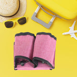 Maxbell Luggage Armrest Storage Holder Accessory Easy to Install for Drinks Bottles Rose red