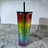 Maxbell 710ml Straw Cup Gifts Large Capacity for Living Room Restaurant Office Multicolor