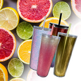 Maxbell 710ml Straw Cup Gifts Large Capacity for Living Room Restaurant Office Multicolor