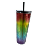 Maxbell 710ml Straw Cup Gifts Large Capacity for Living Room Restaurant Office Multicolor