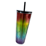 Maxbell 710ml Straw Cup Gifts Large Capacity for Living Room Restaurant Office Multicolor