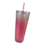 Maxbell 710ml Straw Cup Gifts Large Capacity for Living Room Restaurant Office Red