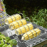 Maxbell BBQ Sausage Hot Dogs Holder Clip ,Easy to Store and Carry with Handles