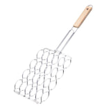 Maxbell BBQ Sausage Hot Dogs Holder Clip ,Easy to Store and Carry with Handles