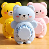 Maxbell Bear Timer Classroom Timer for Baking Bathroom Cooking blue