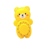 Maxbell Bear Timer Classroom Timer for Baking Bathroom Cooking yellow