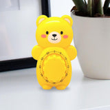 Maxbell Bear Timer Classroom Timer for Baking Bathroom Cooking yellow