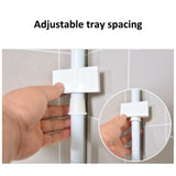Maxbell Storage Holder Multipurpose Retractable Adjustable for Pantry Closet Medium