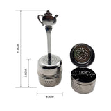 Maxbell Tea Strainer with Handle Tea Steeper for Loose Tea Cup and Teapot Home