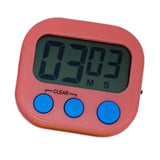 Maxbell Digital Timer LCD Screen Loud Alarm Kitchen Timer for Teachers Office Baking Pink