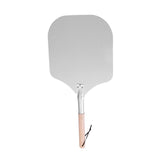 Maxbell Aluminum Pizza Paddle with Wooden Handle Convenient for Kitchen Style A