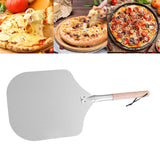 Maxbell Aluminum Pizza Paddle with Wooden Handle Convenient for Kitchen Style A