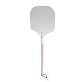 Maxbell Aluminum Pizza Paddle with Wooden Handle Convenient for Kitchen Style B