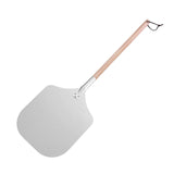 Maxbell Aluminum Pizza Paddle with Wooden Handle Convenient for Kitchen Style B