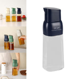 Maxbell Cooking Oil Dispenser Glass Oil Sauce Bottle Dispenser for Kitchen BBQ Sauce Blue