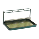 Maxbell Electric Toothbrush Holder Rack Toothpaste Organizer Comb Makeup Cosmetic Dark Green