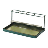 Maxbell Electric Toothbrush Holder Rack Toothpaste Organizer Comb Makeup Cosmetic Dark Green