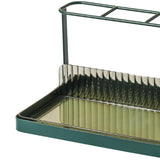 Maxbell Electric Toothbrush Holder Rack Toothpaste Organizer Comb Makeup Cosmetic Dark Green
