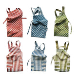 Maxbell Cooking Apron with Pockets Woodworking Apron for Painting Barbecue Unisex Strip Red