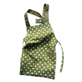 Maxbell Cooking Apron with Pockets Woodworking Apron for Painting Barbecue Unisex Strip Green