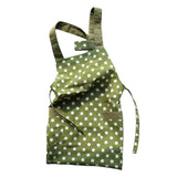Maxbell Cooking Apron with Pockets Woodworking Apron for Painting Barbecue Unisex Strip Green