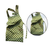 Maxbell Cooking Apron with Pockets Woodworking Apron for Painting Barbecue Unisex Strip Green