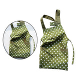 Maxbell Cooking Apron with Pockets Woodworking Apron for Painting Barbecue Unisex Strip Green
