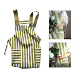 Maxbell Cooking Apron with Pockets Woodworking Apron for Painting Barbecue Unisex Dot Green