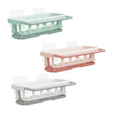 Maxbell Multipurpose Sink Storage Rack Soap Rack Shelves Sink Organizer for Counter Green