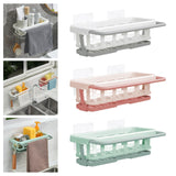 Maxbell Multipurpose Sink Storage Rack Soap Rack Shelves Sink Organizer for Counter Green